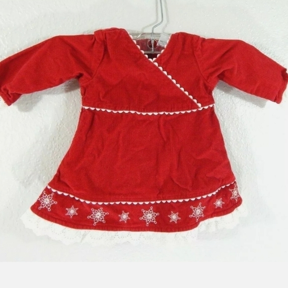 Hanna Andersson Corduroy Snowflake Dress - Picture 1 of 3